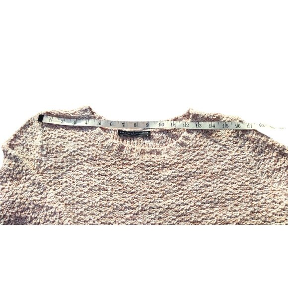 Peruvian Connection Women's Beige/Orange/Brown Medium Pima Cotton Knit Sweater - Picture 8 of 11